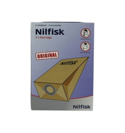 5 STOFZAK NILFISK GS80 GS90 GM80C GM90 CLASSIC GA70 papier