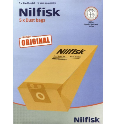 5 STOFZAK BUSINESS FAMILY NILFISK 10L GD1000 GD2000 CDF2000