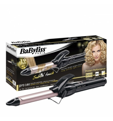 KRULTANG C319E BABYLISS 19MM CERAMIC reg.temp:150-180gr,draaisnoer,steunvoet