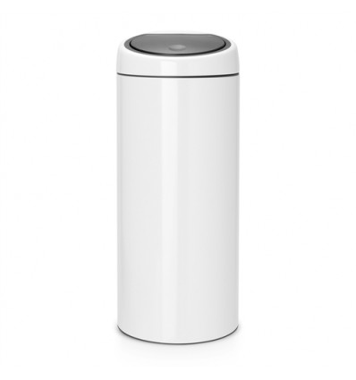 VUILBAK 30L WIT TOUCH BIN BRABANTIA