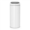 VUILBAK 30L WIT TOUCH BIN BRABANTIA