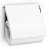 WC-ROLHOUDER WIT MET KLEP TOILETROLHOUDER WHITE