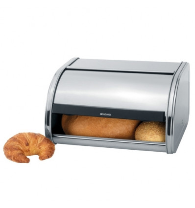 BROODTROMMEL MET SCHUIF MEDIUM MAT INOX MATT STEEL BRABANTIA