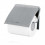 WC-ROLHOUDER MAT INOX MET KLEP TOILETROLHOUDER MATT STEEL