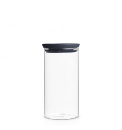 VOORRAADPOT 1,1L GLAS GRIJS