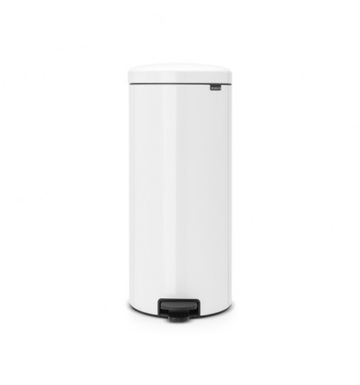 PEDAALEMMER 30L NEWICON WIT soepele, stille en geurdichte sluiting