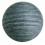 DECO-BOL 14.8CM LICHT+DONKERGRIJS STREPE