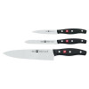 3DELIG MESSENSET TWIN POLLUX ZWILLING schilmes 10cm,univ.mes 13cm,koksmes 20cm