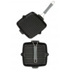 GRILLPAN 24x24CM ZWART + HANDVAT STAUB ideaal om te grillen