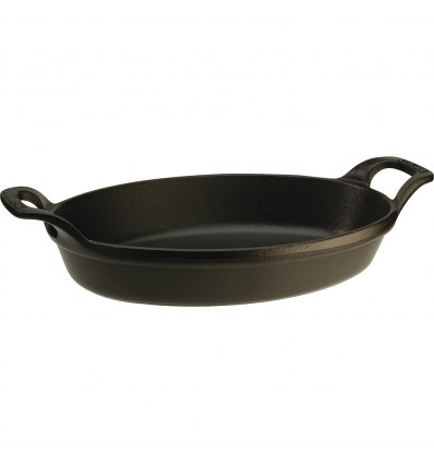 OVENSCHOTEL OVAAL 21CM STAUB ZWART