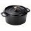 KOOKPOT ROND 22CM ZWART 2.6L STAUB ideaal om te stoven