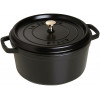 KOOKPOT ROND 30CM ZWART STAUB 8.35L ideaal om te stoven