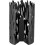 KEUKENROLHOUDER BARKROLL ZWART ALESSI H24xD15.5cm