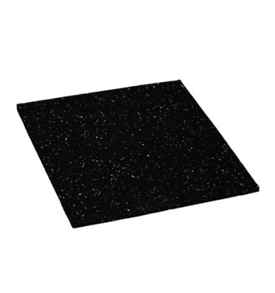 ANTI-SLIP MAT TRILLINGSMAT 60x60cm ZWART RUBBER TUSSENMAT