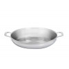 BRAADPAN 24CM MET 2 GREPEN MULTIFUNCTION met dichtgelegde rand