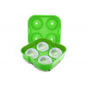 IJSBLOK VORM 4 BOLLEN 5,5cm SILICONE/ABS IDEAAL GIN TONIC IJSBOLVORM