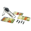 MANDOLINE DU CHEF CLASSIC 15000 met 2 messen 4 kammen: 2mm 4mm 7mm 10mm