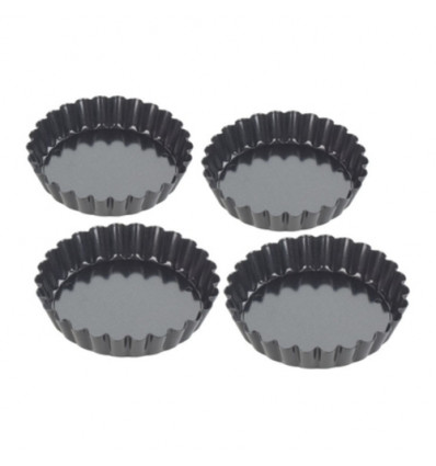 SET 4 TARTELETTES D10xH2cm PERFORMANCE