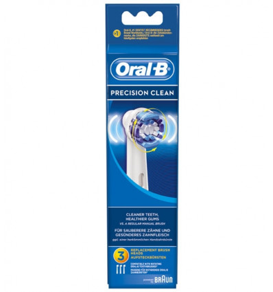 3xTANDBORSTEL EB20 ORALB PRECISION CLEAN PLAKCONTROL BRAUN