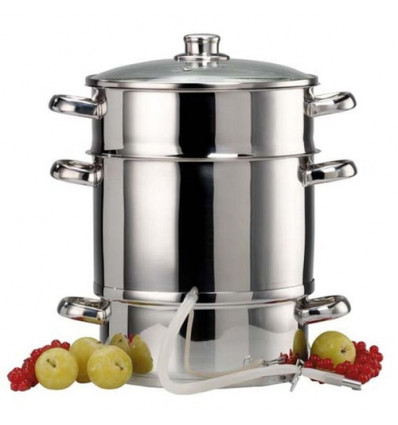 ONTSAPPER INOX 26CM 8L SAFTI SAPKETEL STOOMEXTRACTOR DAMP-ONTSAPPER