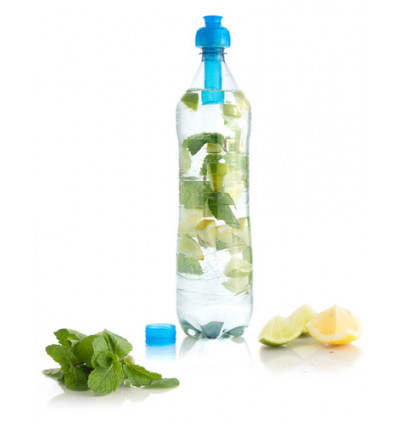 INFUSER VOOR PET-FLES BLAUW FINUM FLAVOR UP MET SPORTDOP