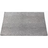 PLACEMAT 30x45cm STRUCTUUR ZILVER OP ZWART