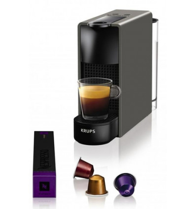 NESPRESSO XN110 GRIJS KRUPS ESSENZA MINI auto-stop,met 2 hoeveelheden,afvalbakje