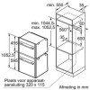 NAADLOZE COMBINATIE 60 + 45 CM OVENS