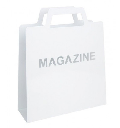 KRANTENHOUDER MAGAZINE BAG WIT