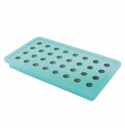 IJSBLOKJESVORM VR 32 IJSPARELS SILICONE AQUA BLAUW