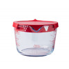 MAATBEKER 1L PYREX MET DEKSEL CLASSIC BOROSILICAATGLAS