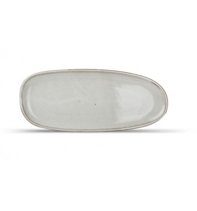 OVAAL BORD GRIJS CERES 34x14.5xH2cm F2D