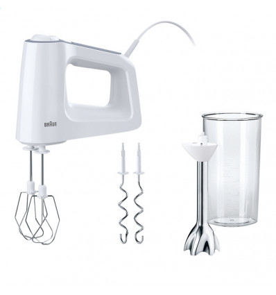 HANDMIXER HM3107 BRAUN 500W INOX STAAF