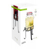 DRANKENDISPENSER 3L MET METALEN STEUN ronde sapdispenser met aftapkraantje