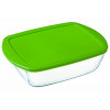 PYREX SCHAAL MET DEKSEL 2.6L RECHTHOEKIG 28x20x8cm COOK&STORE