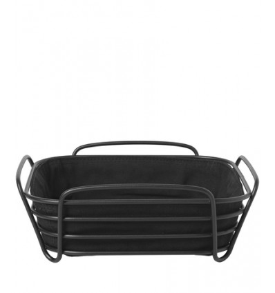 BROODMAND DELARA BLOMUS ZWART 25x25xH9.5CM LARGE