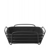 BROODMAND DELARA BLOMUS ZWART 25x25xH9.5CM LARGE