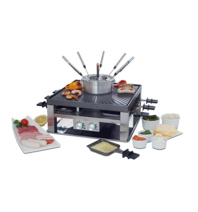 RACLETTE-GRILL-FONDUE 796 SOLIS raclette:1200W ,fondue:800W