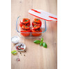 PYREX SCHAAL MET DEKSEL 1L VIERKANT 20x17x6cm COOK&HEAT BOROSILICAATGLAS