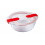 PYREX SCHAAL MET DEKSEL 1.1L ROND 20x18x7cm COOK&HEAT BOROSILICAATGLAS