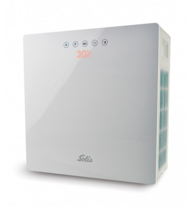 LUCHTWASSER 7218 LUCHTREINIGER SOLIS 3IN1 IONIC met carbonfilter 50m2 QUBIC