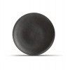 PLAT BORD 21CM BLACK DUSK ROND F2D ZWART