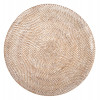 PLACEMAT RATTAN ROND WIT 36M MESAPIU