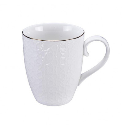 MUG STRIPE NIPPON WHITE 38CL 8.5x10.2cm