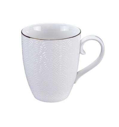 MUG WAVE NIPPON WHITE 38CL 8.5x10.2cm