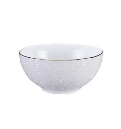 SOEP BOWL WAVE NIPPON WHITE 15x7cm