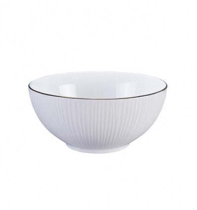 SOEP BOWL LINES NIPPON WHITE 15x7cm