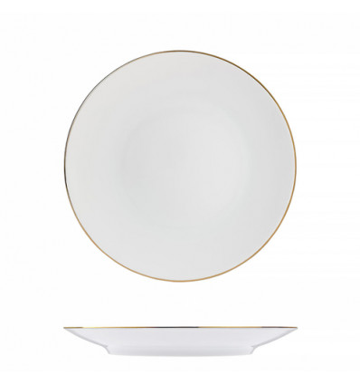 PLAT BORD 21CM COUPE LIGNE GOLD THUN