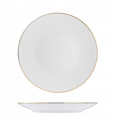 PLAT BORD 26CM COUPE LIGNE GOLD THUN