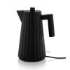 WATERKOKER ALESSI 1.7LITER ZWART PLISSE